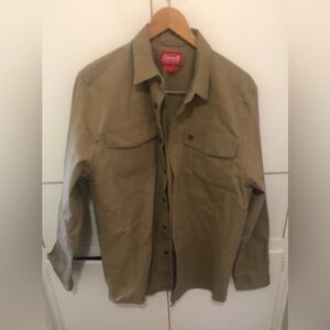 Coleman Men's Tan long sleeve shirt